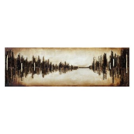 EMPIRE ART DIRECT Empire Art Direct PMO-110506-7222 Primo Mixed Media Hand Painted Iron Wall Sculpture - Passages PMO-110506-7222